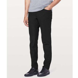 Lululemon Men's ABC Slim Warpstreme Stretch Pants in Black M5552S Size 32